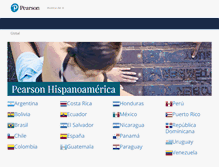 Tablet Screenshot of pearsonenespanol.com